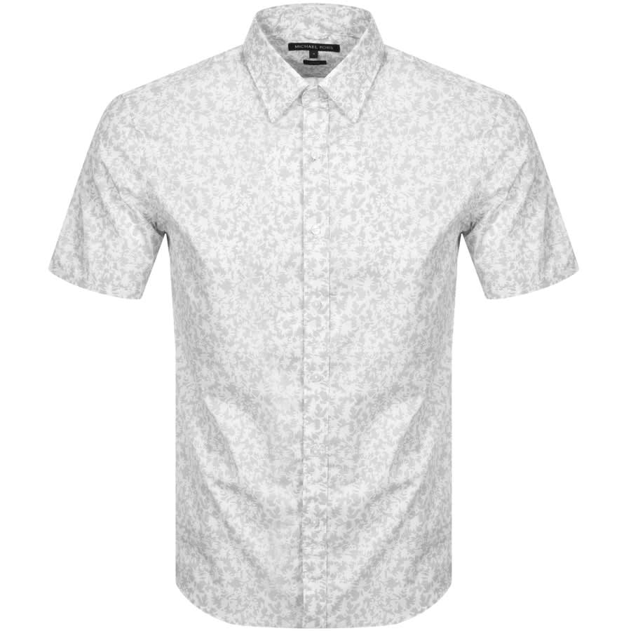 Alternative Image for ProductMichael Kors Floral Short Sleeve Shirt Grey1